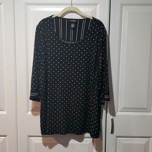 Black Polka Dot Shirt